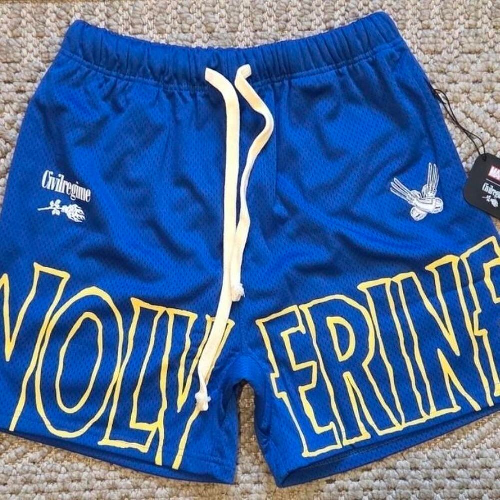 Civil Regime Wolverine Mesh Shorts Size Small NWT